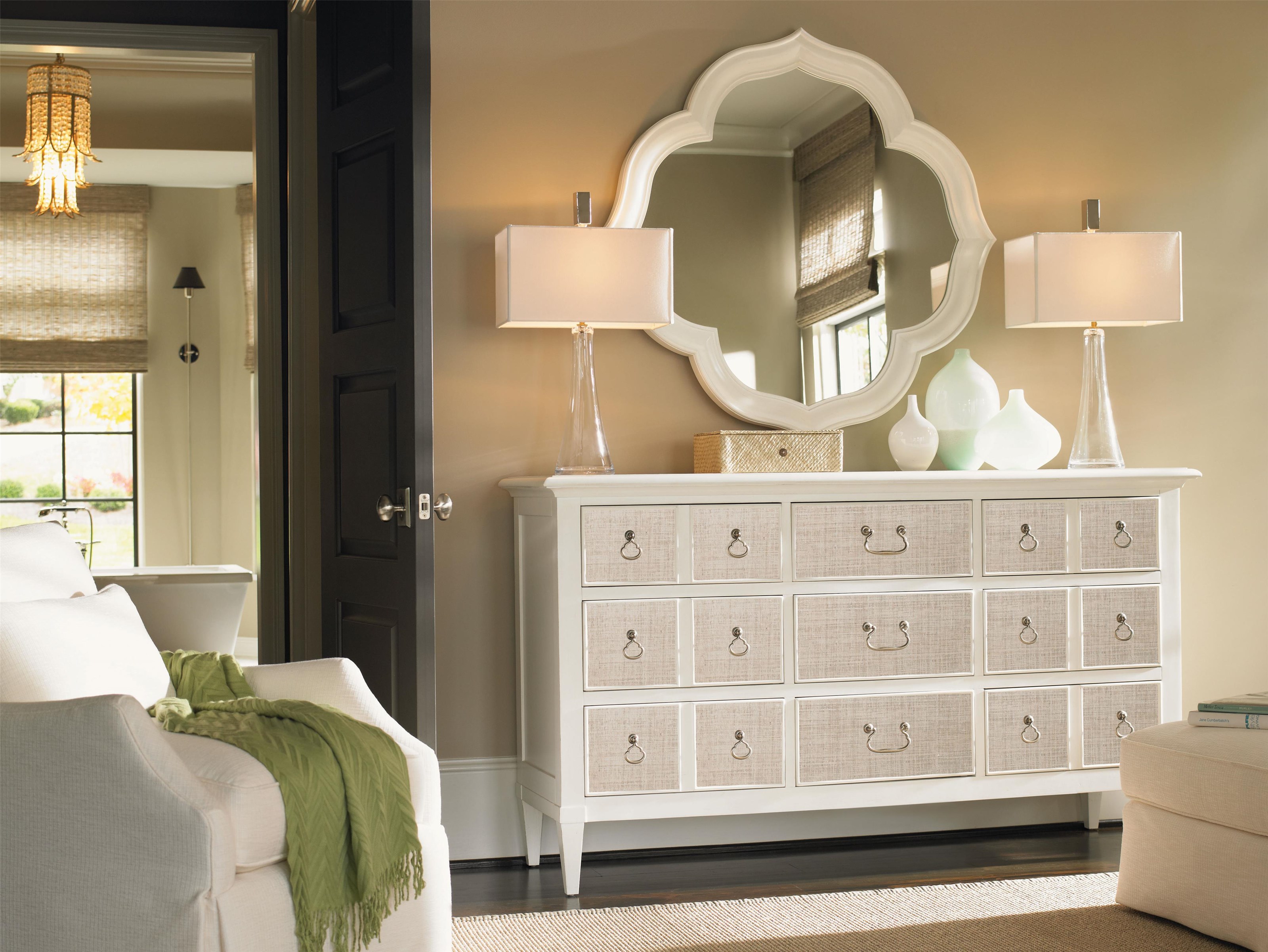 Tommy Bahama Home Ivory Key 304499583 9 Drawer Grotto Isle